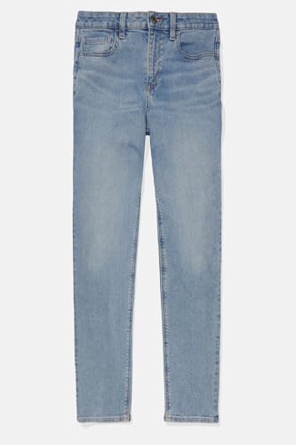 Image of American Eagle Women Blue Super High Rise Mom Jeans