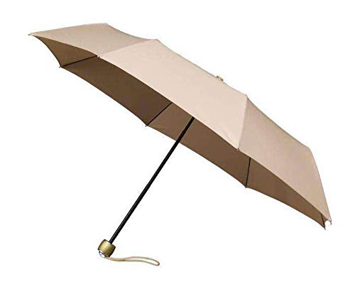 Parapluie canne IMPLIVA miniMAX beige 100 cm pour rester au sec avec style