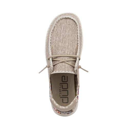 Image of HEYDUDE Women's Wendy Chambray | Women's Shoes | Women's Lace Up Loafers | Comfortable & Light-Weight