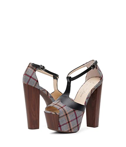Image of Jessica Simpson Womens Dany 3 Floral Heeled Platform Sandals