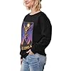 TEUIPASTE Women's Led Rock Band Zeppelin Sweatshirts Casual Crew Neck Sweatshirt Long Sleeve Fashion Hoodies Black M #3