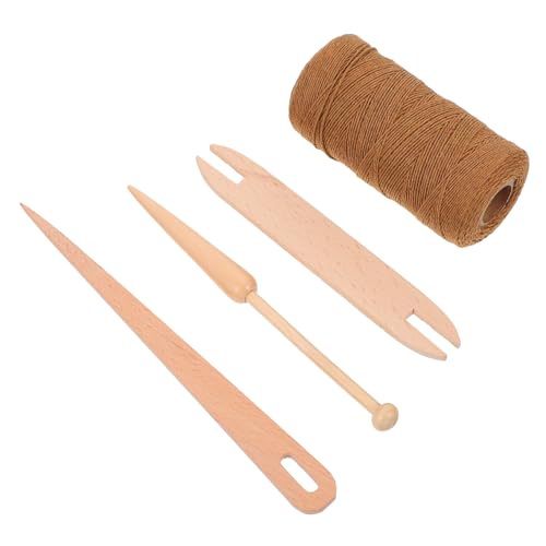 DOITOOL Herramientas de Tejer de Madera para Diy Kit de Agujas y Palos de Tejer con Accesorios para Manualidades