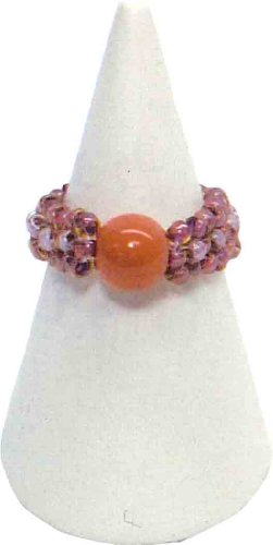 TOHO ビーズキット Takumi LH ビーズトライアル かんたん花模様のリング