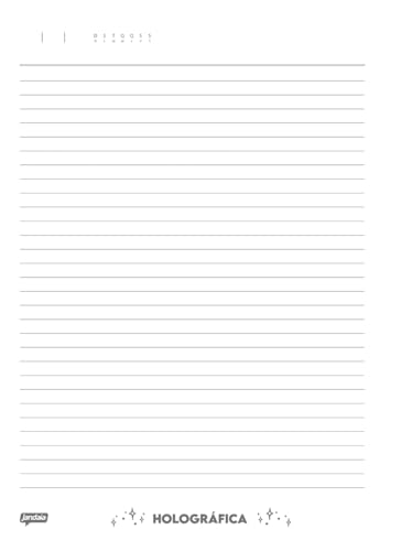 Jandaia - Caderno Argolado Cartonado Universitário Holográfica 80 folhas