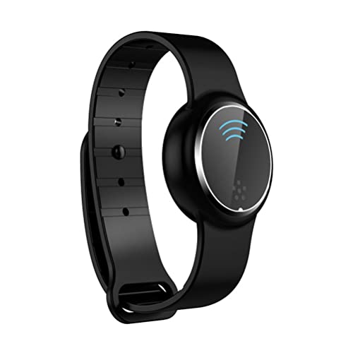 Gonetre Ultraschall Mückenschutzarmband Mückenschutz Armband, Anti Mücken Armband, USB Wiederaufladbare Anti -Mücken - -Armband Smart Electronic Abstoßung für Innenreisen Im (Schwarze silberne