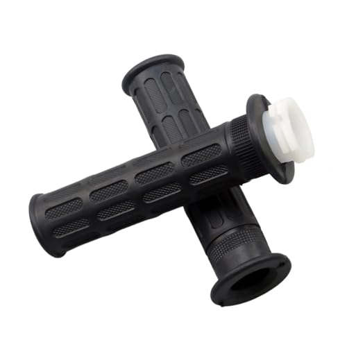 Poignées guidon moto 22mm en caoutchouc durable double trou