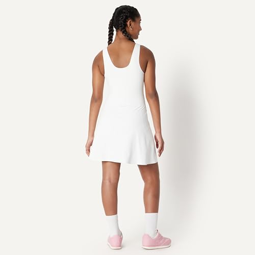 Image of Amazon Essentials Girls' Active FormFlex Buttery Soft Tank Tennis Dress with Built-in Bodysuit, Bra, & Shorts