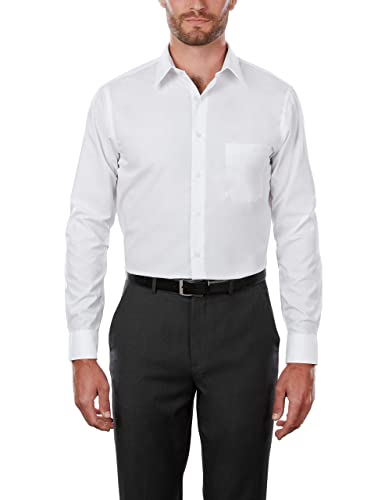 Van Heusen Men's Tall FIT Dress Shirts Poplin
