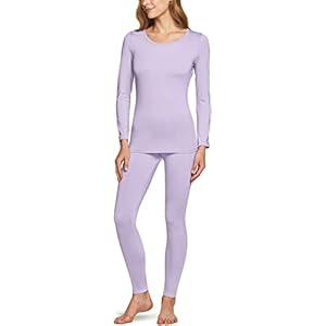TSLA Women’s Thermal Underwear Set, Soft Fleece Lined Long Johns, Winter Warm Base Layer Top & Bottom