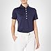 Callaway Women's Short Sleeve Opti-Dri Stretch Performance Golf Polo Shirt, Moisture-Wicking, Textured (Available in Plus), Peacoat, 3X-Large