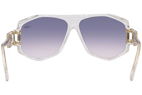 Cazal Legends 163 065SG Sunglasses Men's Crystal/Gold/Grey Gradient Pilot 59mm, Lens-59 Bridge-12 Temple-1354