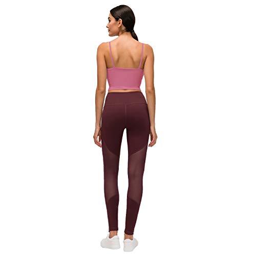 Summer Workout Tops for Women Sports Bras Camisole Crop Padded Tank Tops Cute Cami Shirts Clothes for Teen Girls Rose Red - Thumbnail 3