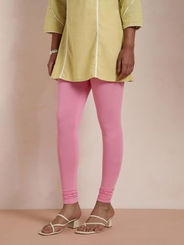 Image of TWIN BIRDS Tailored Cut and Classic Fit Super Stretchable Elastane Fabric Churidar Leggings for Women