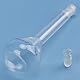 Labasics 100 ml Messkolben, Präzisionsklasse A Borosilikatglas, transparenter Glasstopfen, Ideal für Chemische und Analytische Labore