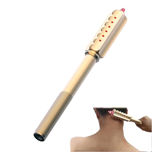 NICHOY Acupuncture Stick,Fascia Scraper,Fascia Knife,Muscle Scraper Tool Set,Suitable for Whole Body,Three-Speed Temperature Adjustment(G)