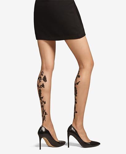 Natori Marilyn Floral Backseam Sheer Tights3