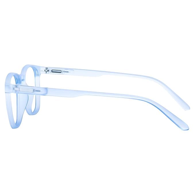 Image of Zero Power Computer Glasses - Blue Light Blocking, UV Protection, Lightweight Medium Specs for Digital Screen Safety, Stylish Everyday Wear, Eye Comfort for All-Day Use.