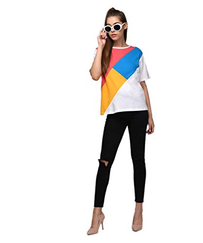 Image of KOTTY Women's Solid Regular Fit T-Shirt