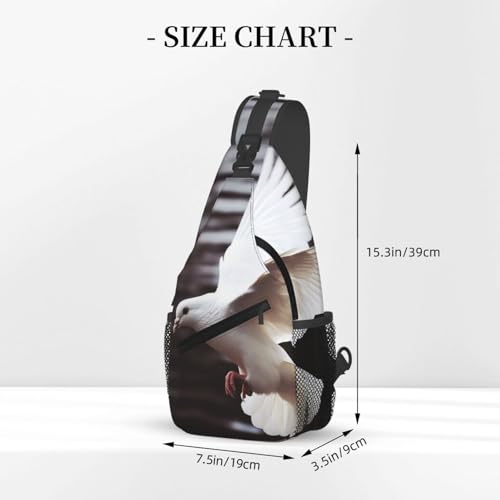 Bolso tipo bandolera deportivo negro para adulto miniatura 3