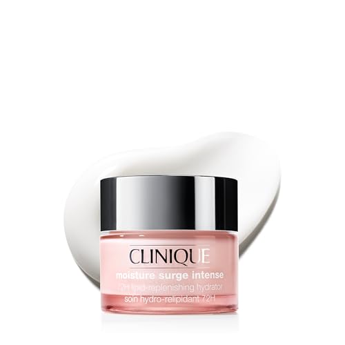 Clinique Moisture Surge Intense 72H Lipid-Replenishing Hydrator Face Moisturizer With Aloe Water + Cica | Hydrating + Moisturizing, 1.7 Fl Oz