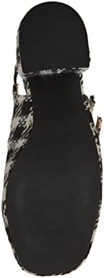 Madden Girl Women's Dolll Mary Jane Flat, Black/White, 6.5 | Image 3