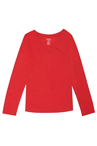 Image of French Toast Girls' Long Sleeve V-Neck Tee