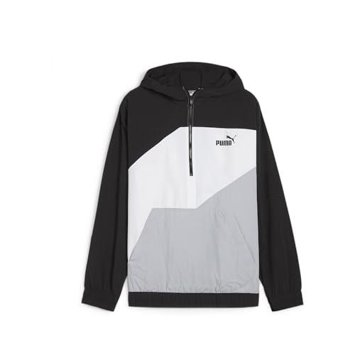 Image of PUMA mens Power Hooded 1 /2 Zip Windbreaker