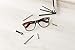 Readers Readers.com Reading Glasses: The Dean, Plastic Retro Square Style for Men and Women - Black, 1.50