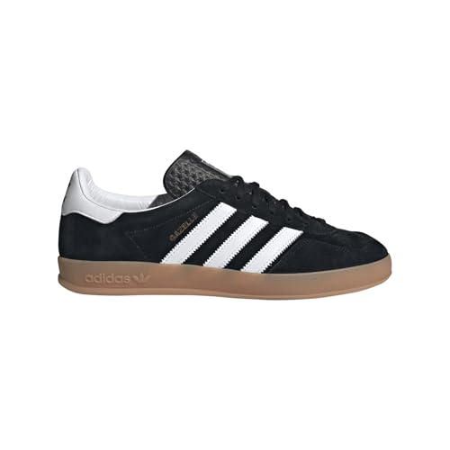 adidas Gazelle Indoor OG Mens Sneaker (Black White Gum, 4)