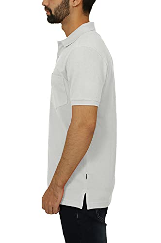 Image of Celsius Men's Half Sleeve Classic Solid Pique Polo with Pocket