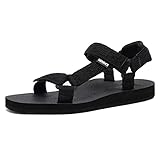 CIOR Women's Sport Sandals Hiking Sandals with Arch Support Yoga Mat Insole Outdoor Light Weight Water Shoes-U119SLX022-balck-39A