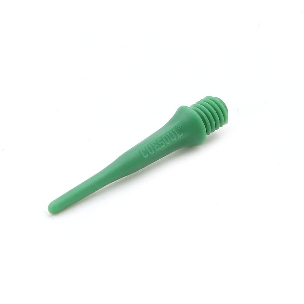 CUESOUL Touch-Point Puntas Blandas Cortas Punta de dardo 2BA Rosca de Tornillo estándar 80 Piezas