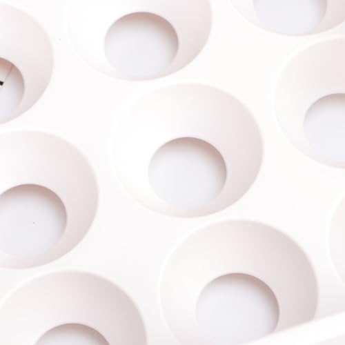 Caja para huevos apilable YARNOW, el organizador de plástico perfecto para congeladores y cajones 3