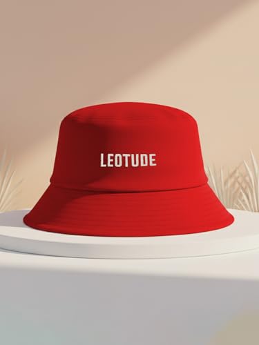 Image of LEOTUDE Bucket Hat for Men Teens Summer Beach Sun Hat Packable Fisherman Cap for Travel Outdoor Hiking