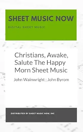 Christians, Awake, Salute The Happy Morn Sheet Music book cover