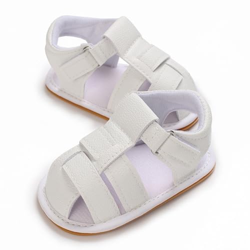 Squeaky Shoes for Infant Boys Girls Anti-Slip Sandals for Toddler Walking Shoes Baby Rubber Sole Open-Toe Sandals3