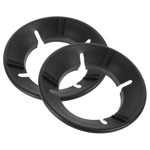 Abaodam 2 Piezas Soporte de Wok Antiviento para Estufa de Gas de Energía y Resistente Altas para Cocina y Restaurantes
