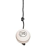 Mozi Sports String Cricket Balls – Develop Hand-Eye Coordination Leather Hanging Ball for Practice (White)