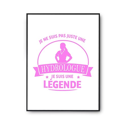 Affiche Hydrologue pour embellir un mur blanc avec un poster d'humour