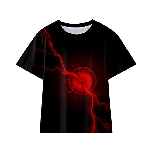 T-shirt flash enfant col rond à manches courtes respirant pour activités estivales