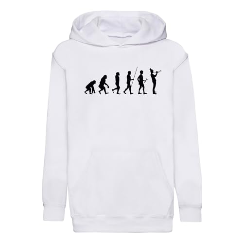 Sweat à capuche enfant évolution trompette premium aux finitions soignées pour l'orchestre