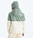 The North Face Girls' Warm Antora Waterproof Rain Jacket | Waterproof, Breathable, Heatseeker Insulation, Hood, Secure Zip Hand Pockets, Slate Moss/White Dune, Small