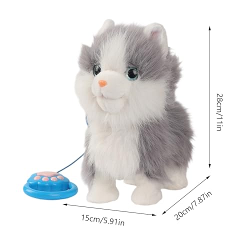 Chien électrique qui marche peluche interactive à piles pour enfant - 5