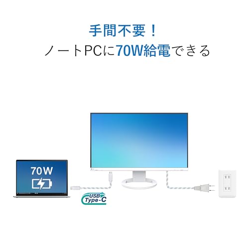Image of Eizo FlexScan EV2740S computer monitor 68.6 cm (27 inch) 3840 x 2160 Pixels 4K Ultra HD LCD Flat White