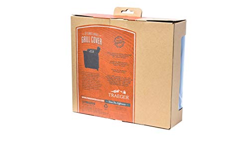 Traeger Grills BAC503 Grillabdeckung in voller Länge Grillzubehör - Pro 575/ Pro 22, Schwarz