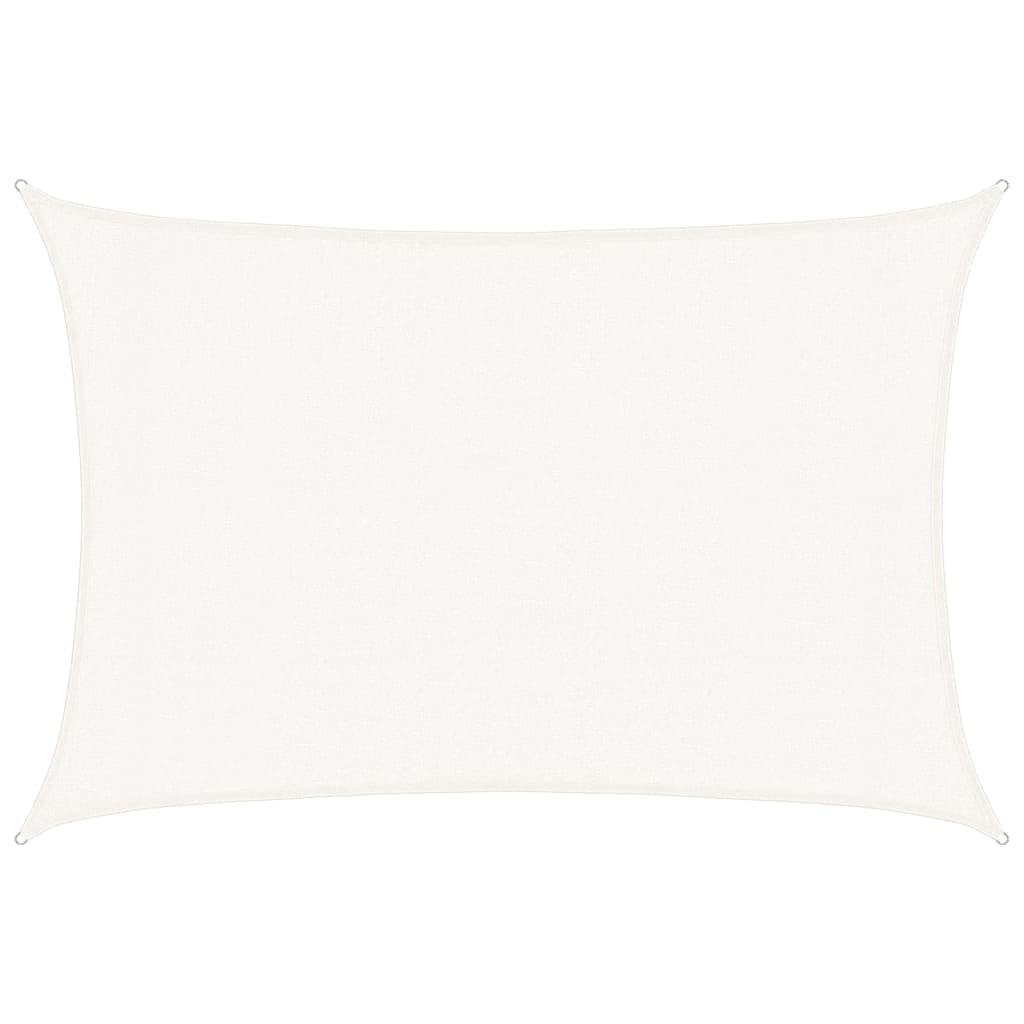 vidaXL Voile d'ombrage 160 g/m² Blanc 3x5 m PEHD
