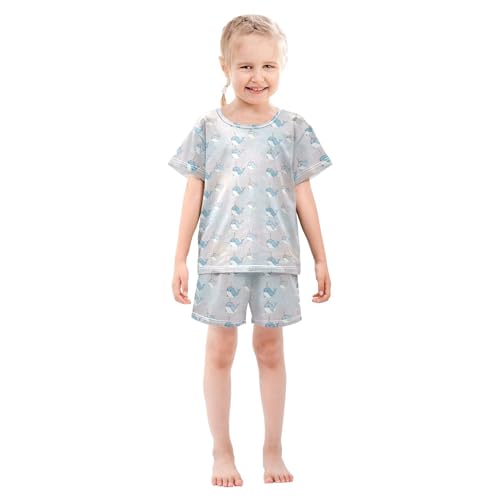 Cute Dolphin Pajama Set Pajamas Sleepwear Nightwear Loungewear Clothes Set B0404642