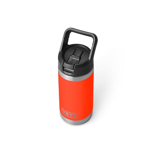 Image of YETI Rambler Jr. 12 oz Kids Bottle, with Straw Cap, Solar Flare