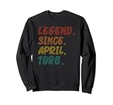 Photo Gallery legend since april 1986 year of birth birthday 1986 vintage felpa Photo Gallery legend since april 1986 year of birth birthday 1986 vintage felpa