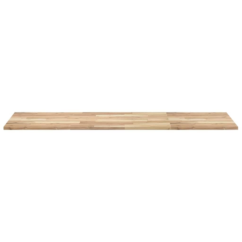 vidaXL Piano Scrivania Non Trattato 140x60x2cm Legno Massello Acacia, Piano di Lavoro, Piano di Lavoro Bagno, Piano di Lavoro Garage